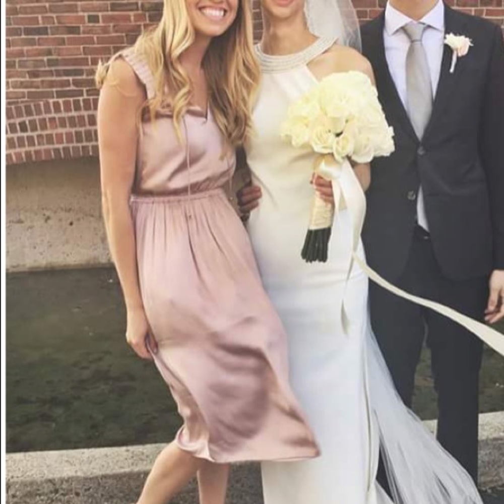 Silk Rose Dress (Midi)